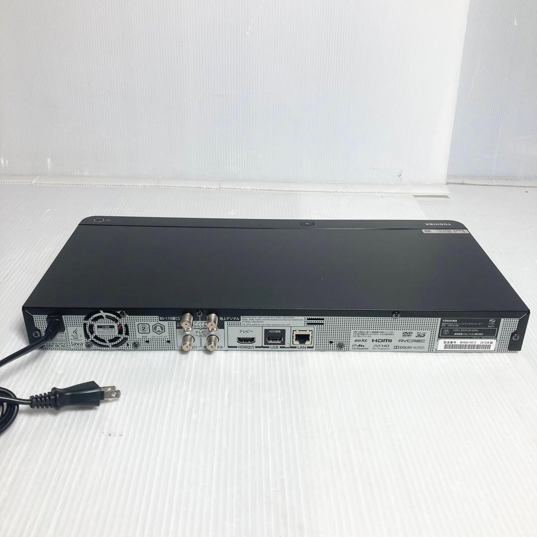 美品 東芝 REGZA ブルーレイレコーダー DBR-W1007 2018年製