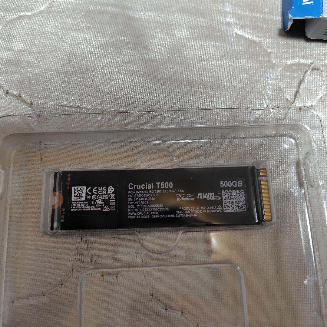 内蔵型SSD Crucial T500 500GB M.2 SSD