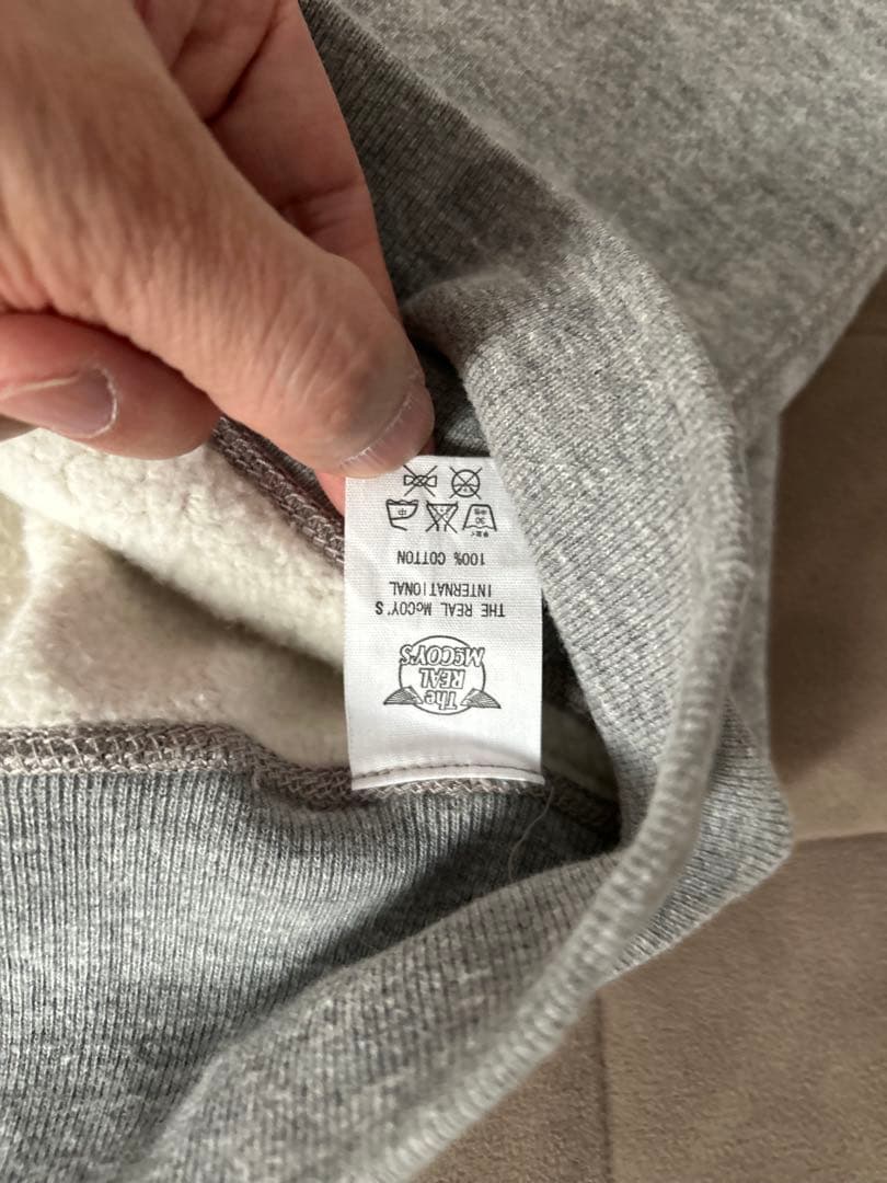 K*N様 未使用　リアルマッコイズ　染み込みプリント　スウェット　両V