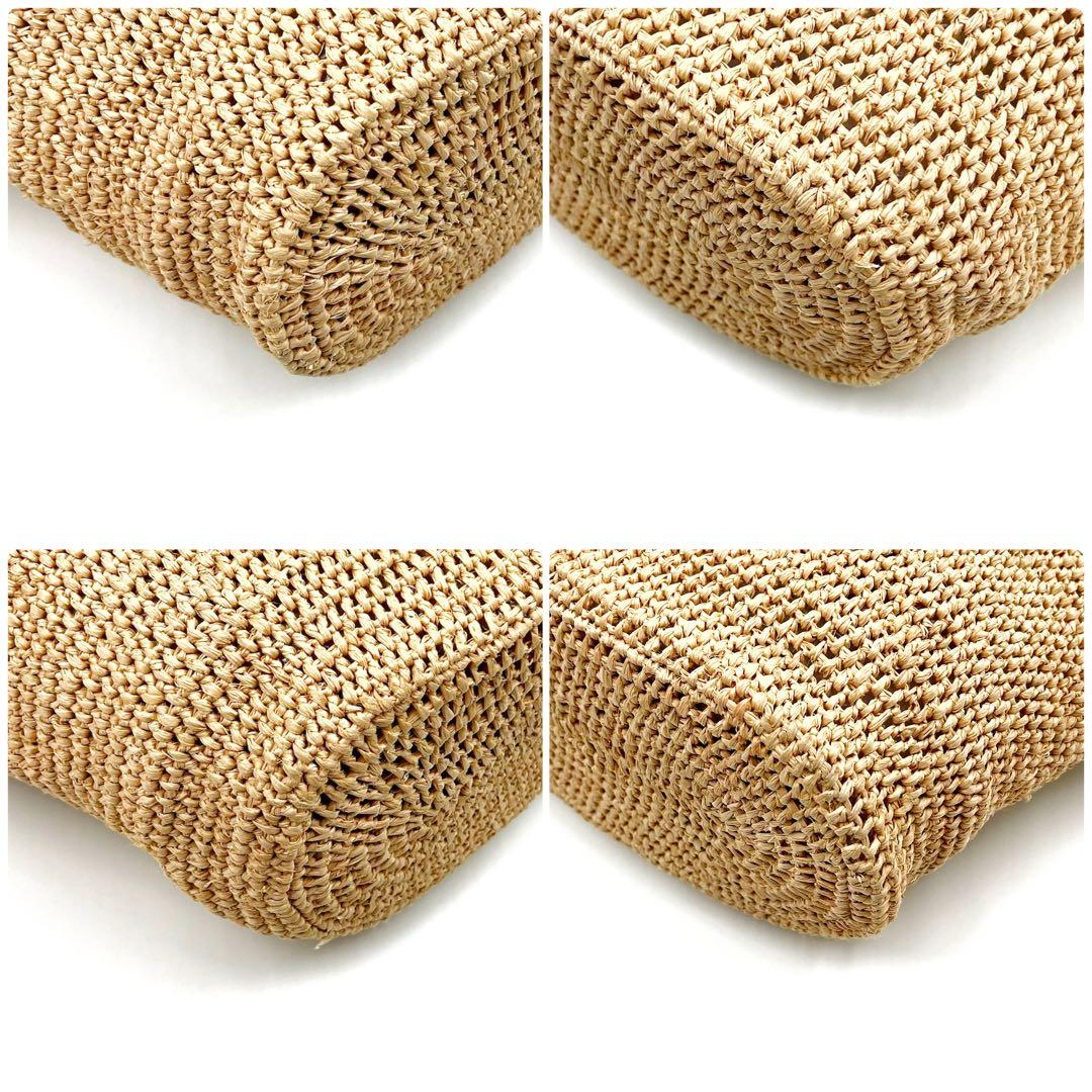 Helen Kaminski NIDA ハンドバッグ ラフィア ロープハンドル