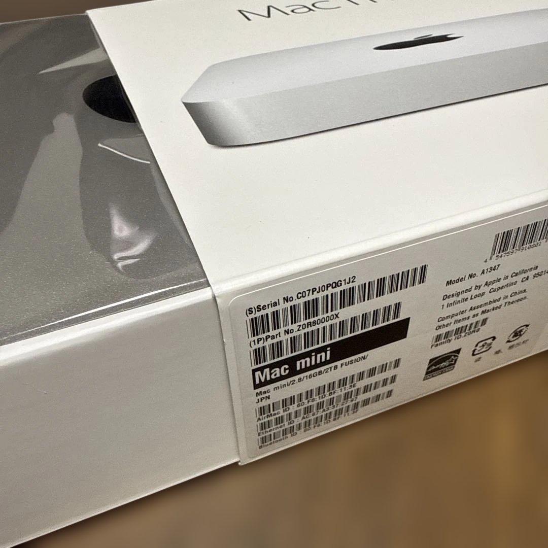 Macデスクトップ Mac mini Late2014 2.8GHz 2TB OS10.14