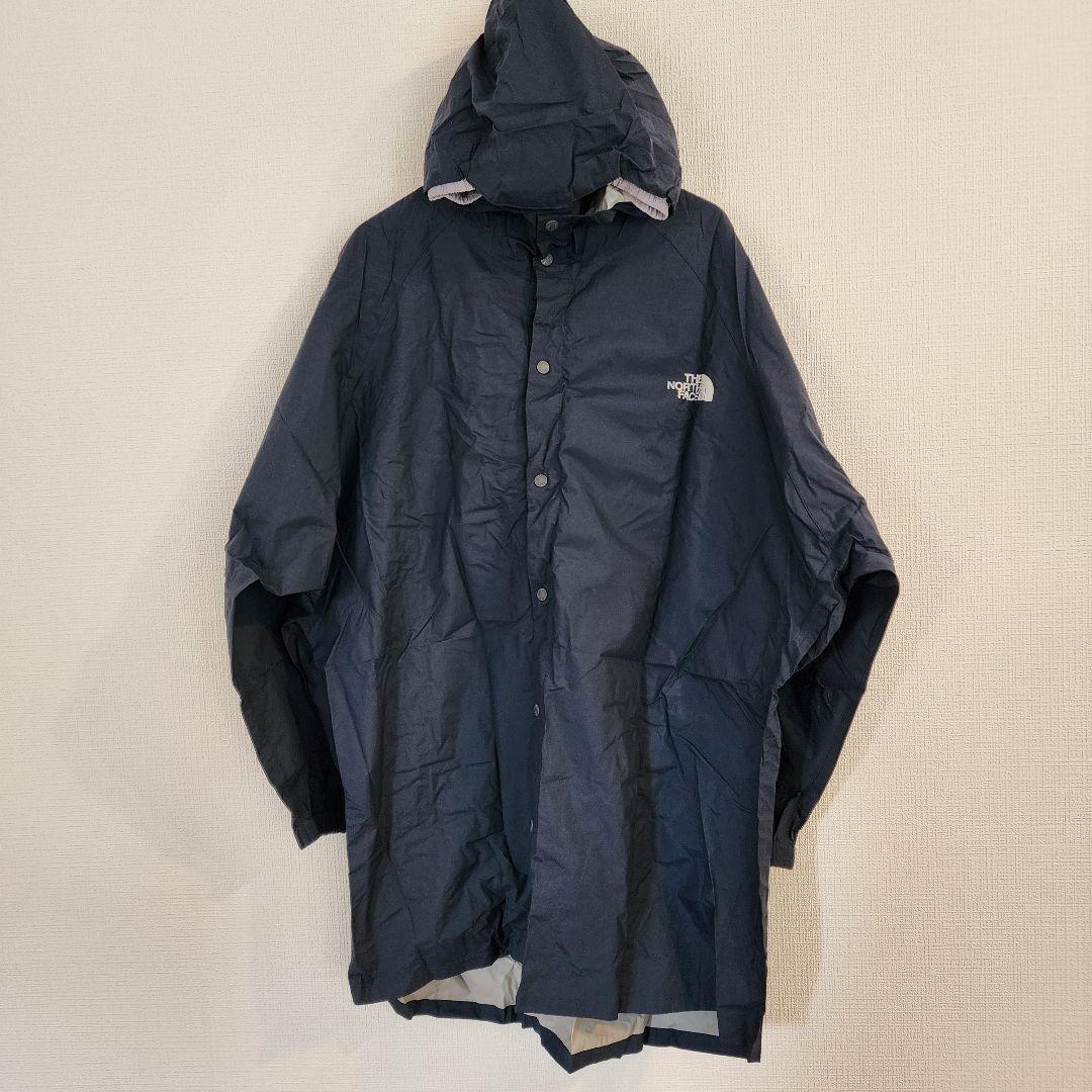 ノースフェイス レインコート キッズツリーフロッグコート 150 ネイビー 美品