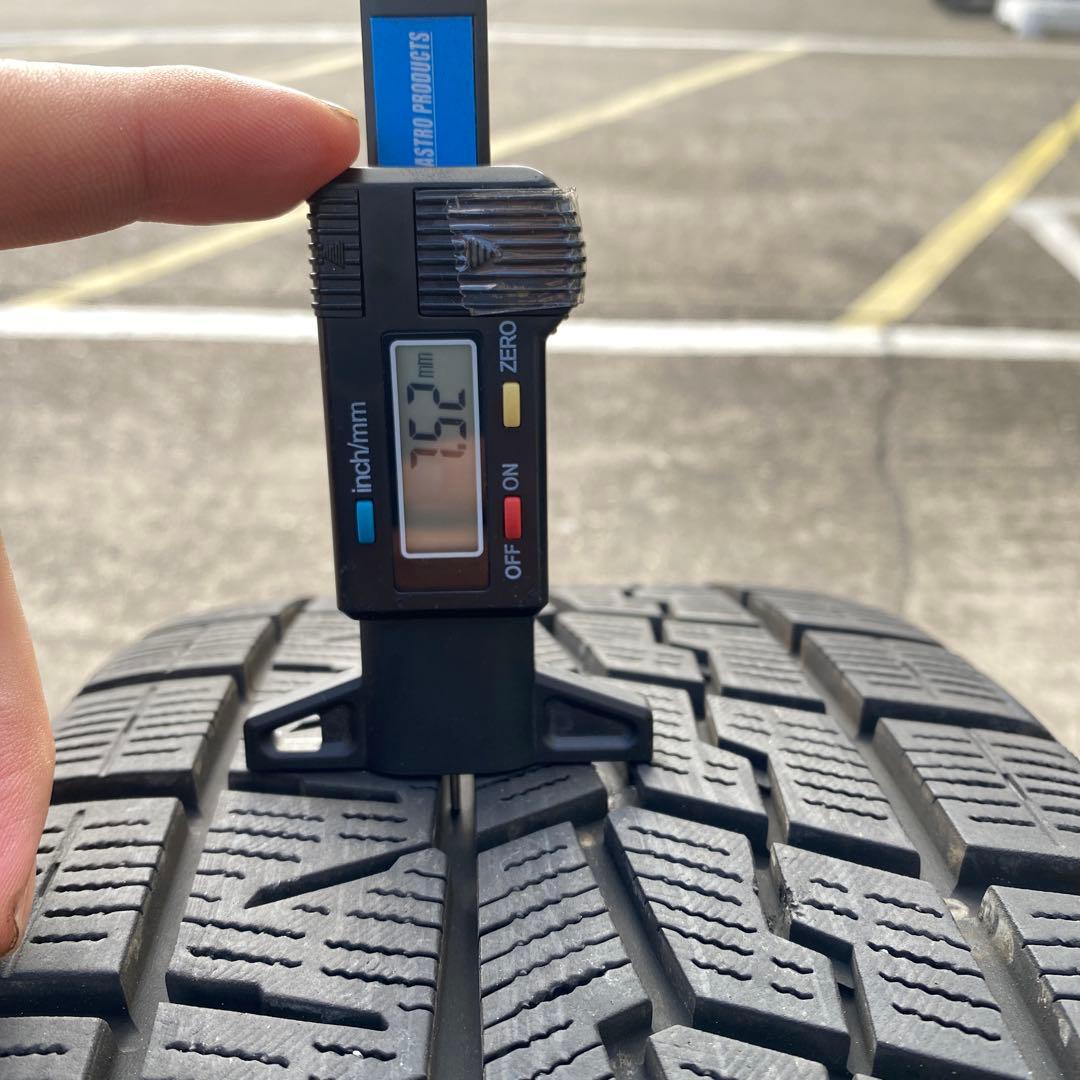 ◇中古溝有りヨコハマ215/60R17+トヨタ平座用ホイールスタッドレスセット