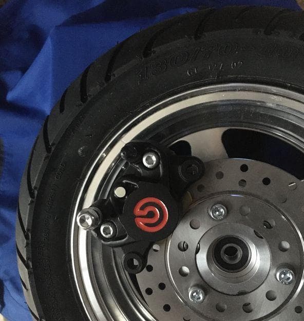 ★新品 ワイドフロントディスクハブ MINIMOTO Gクラフト モンキー★