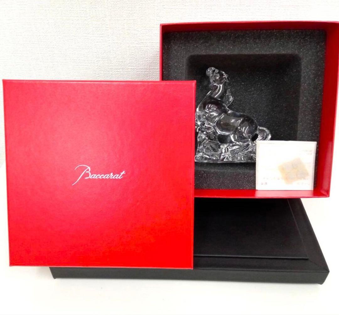 極美品Baccarat バカラ 馬 ホース　干支　箱あり