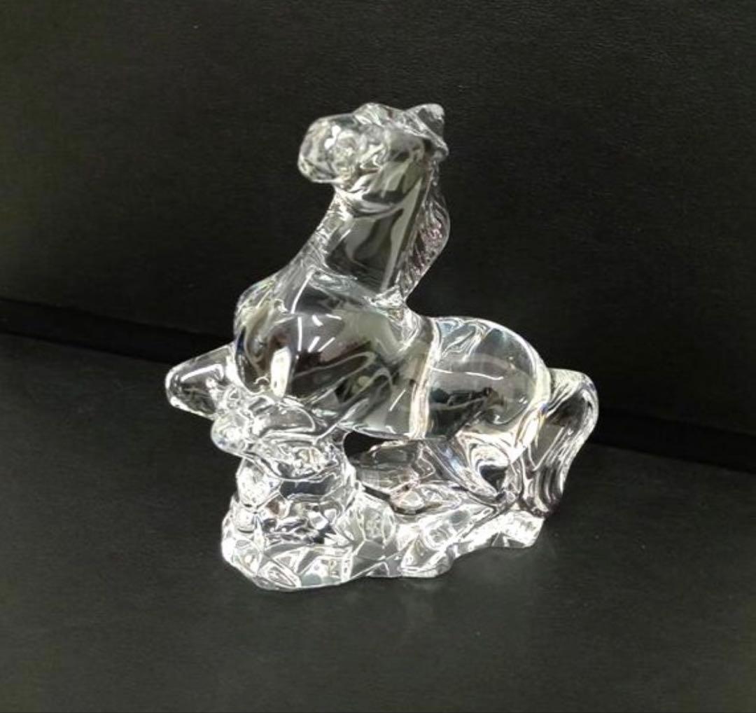 極美品Baccarat バカラ 馬 ホース　干支　箱あり