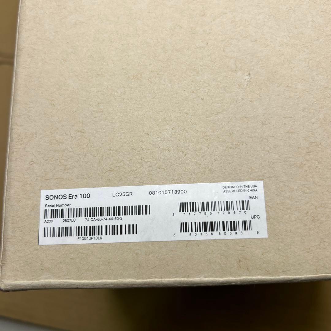 Sonos Era 100 ブラック