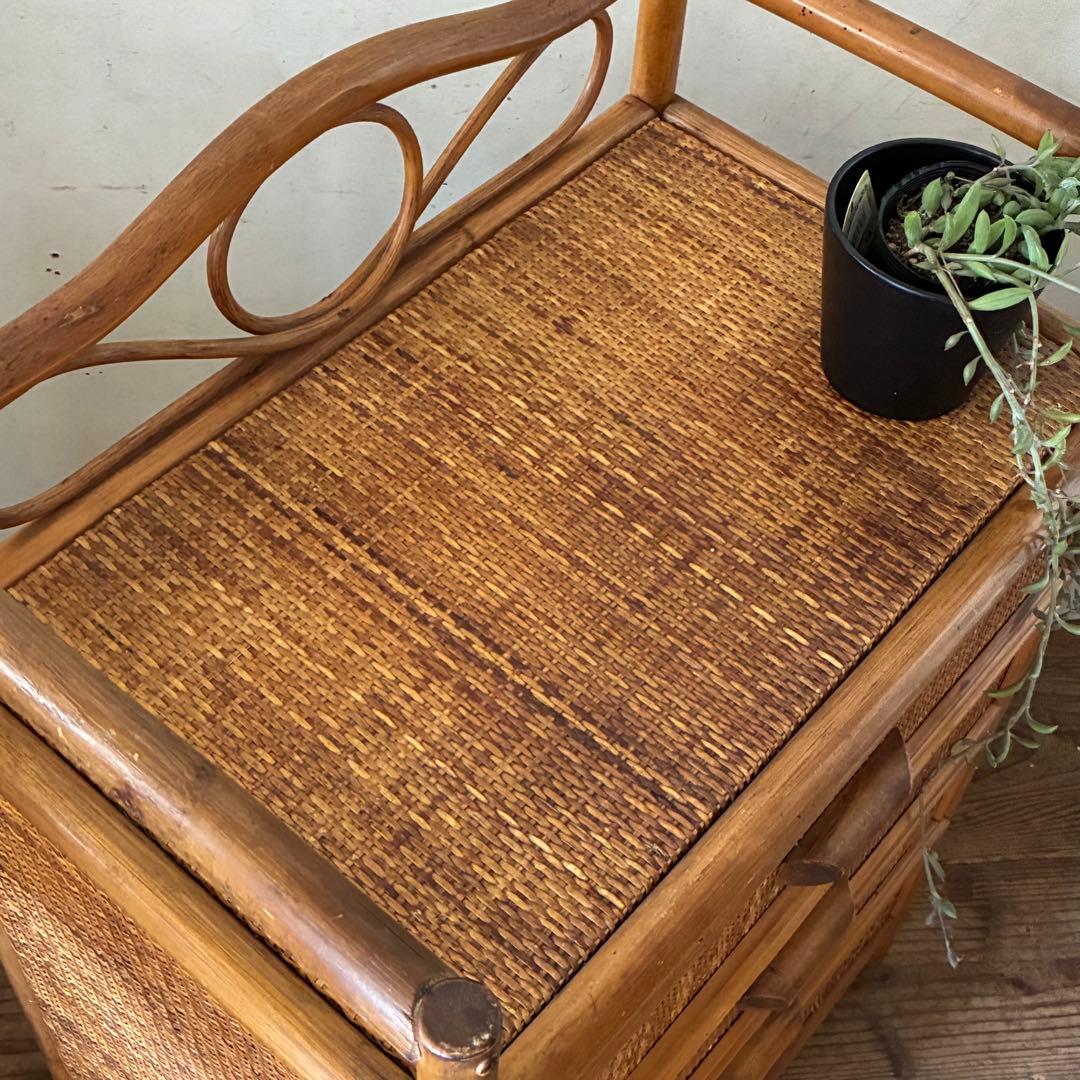 ヴィンテージラタン チェスト 引き出し 収納