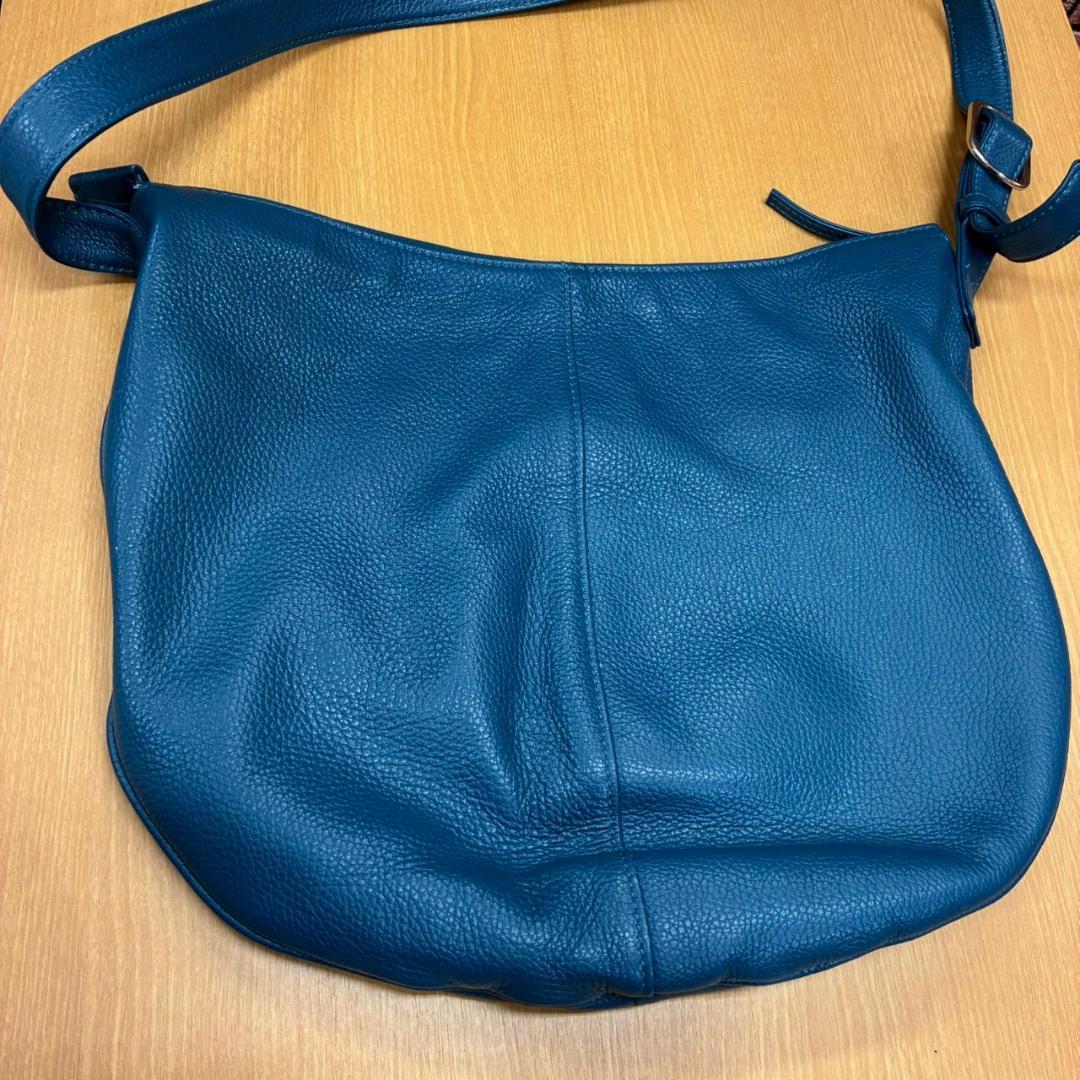 ♥【472】傳濱野　ワン　ショルダー　バッグ　レザー