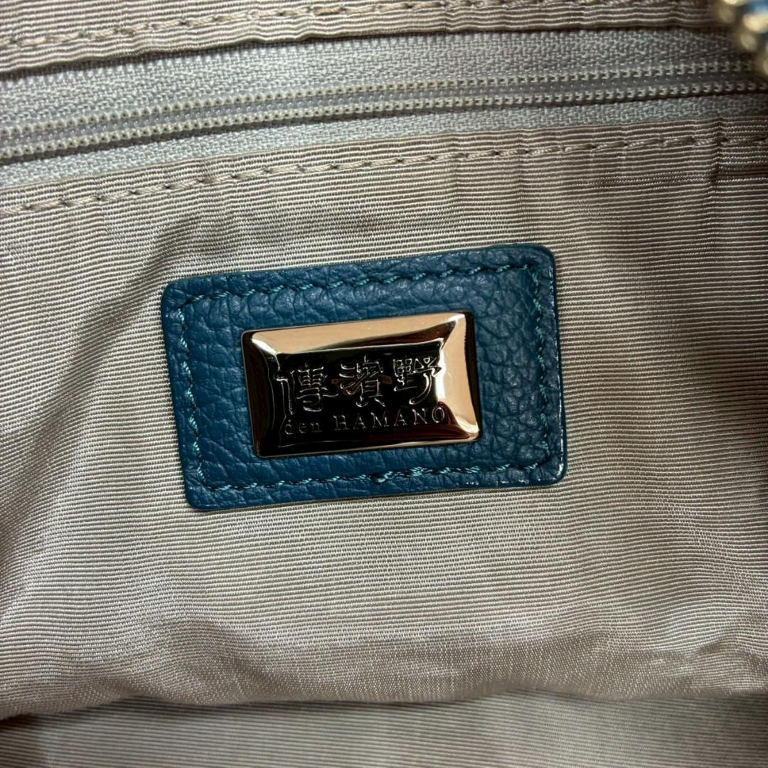 ♥【472】傳濱野　ワン　ショルダー　バッグ　レザー