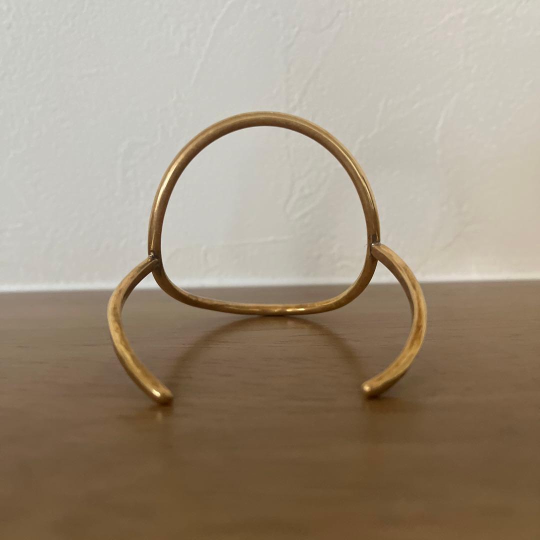 accessories mau マウ　わっか　バングル　ブラス　真鍮