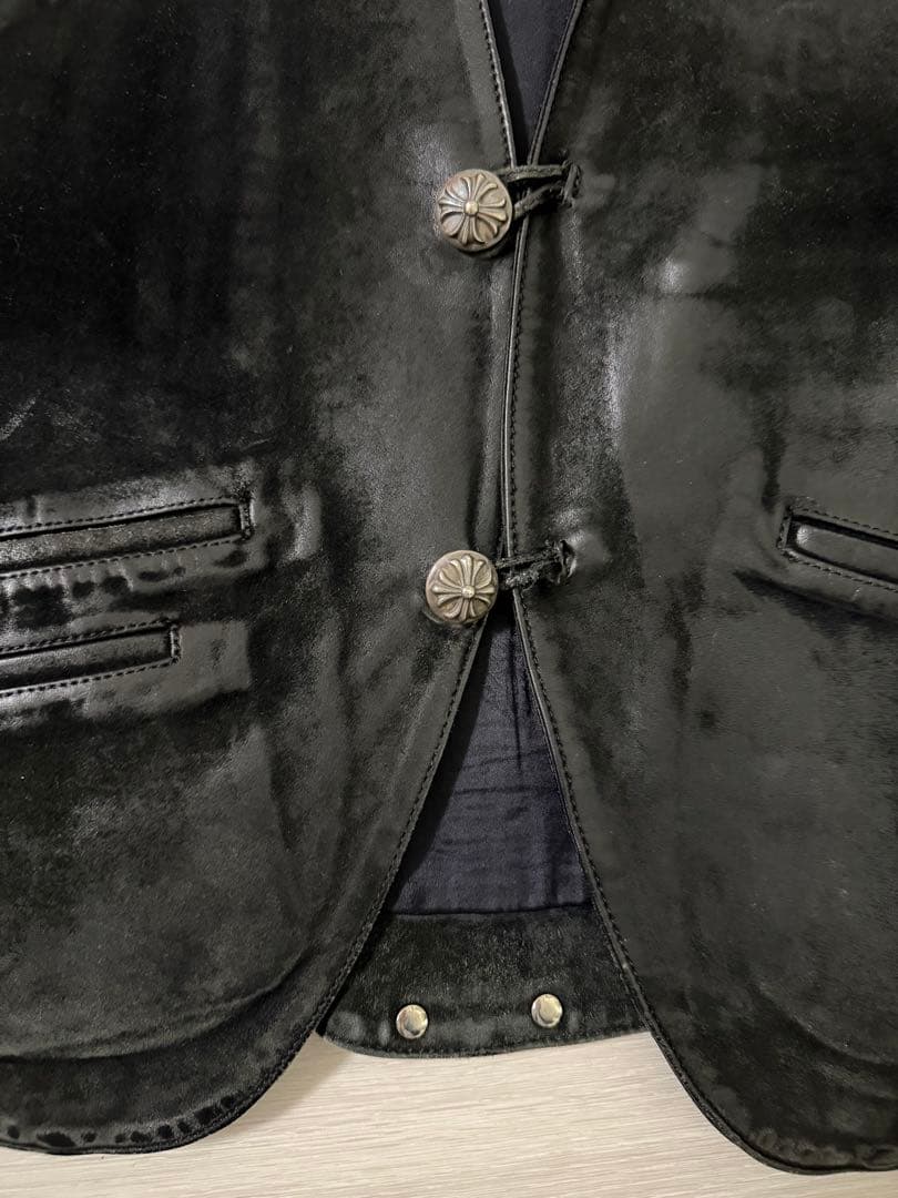 CHROME HEARTS クロムハーツ スエードレザーベスト M オールド