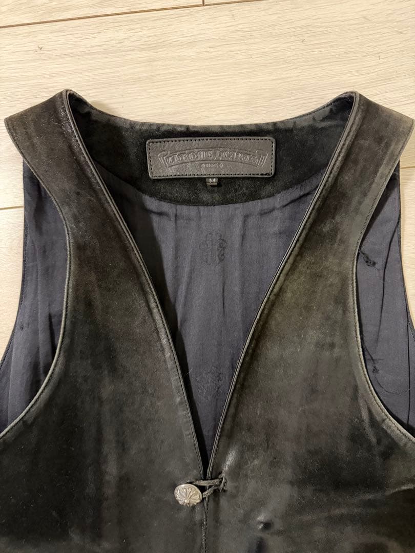 CHROME HEARTS クロムハーツ スエードレザーベスト M オールド