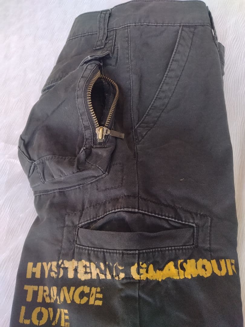 HYSTERIC GLAMOUR カーゴパンツ 黒 90年代