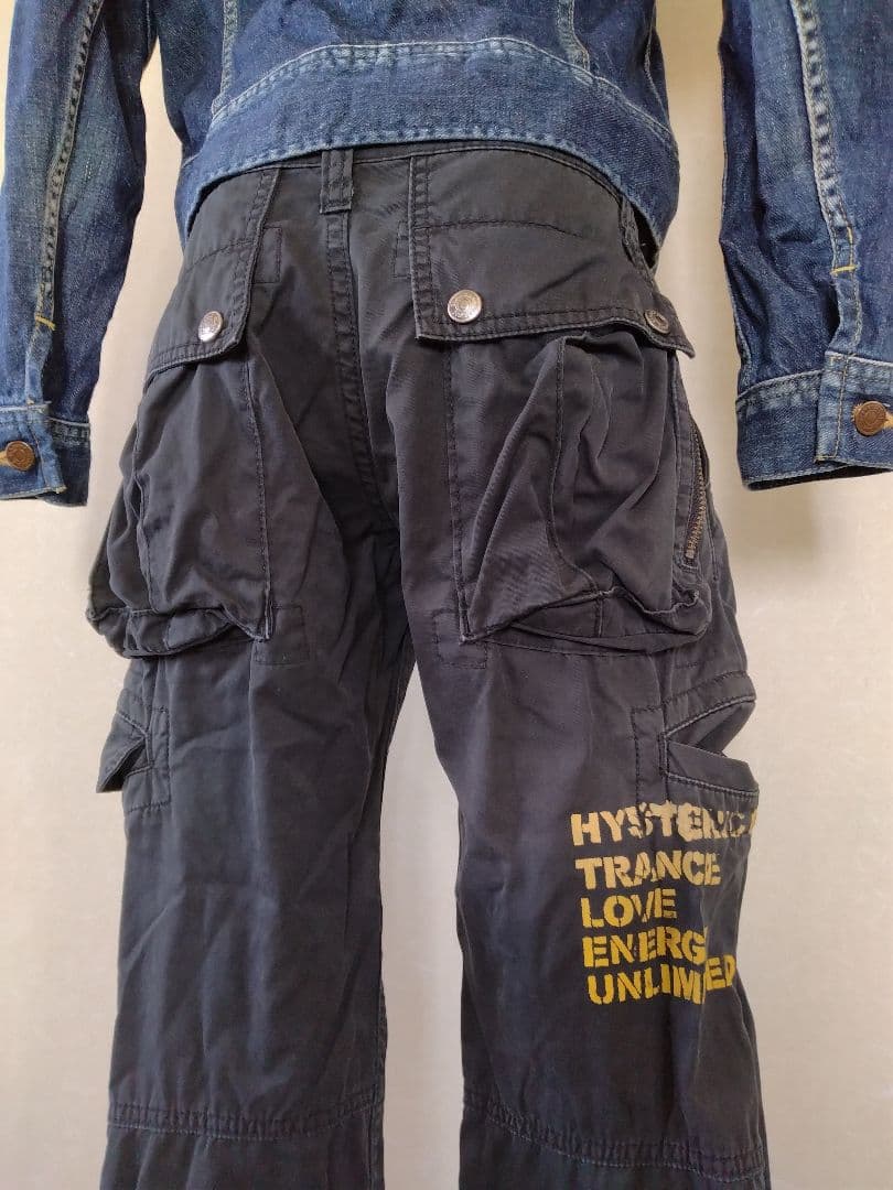 HYSTERIC GLAMOUR カーゴパンツ 黒 90年代