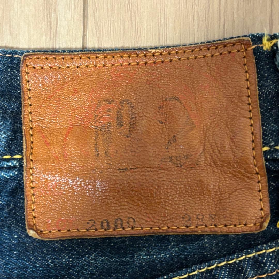 【美品】 EVISU 大黒 ピンク No.2 2000 W28 濃紺 Y2K