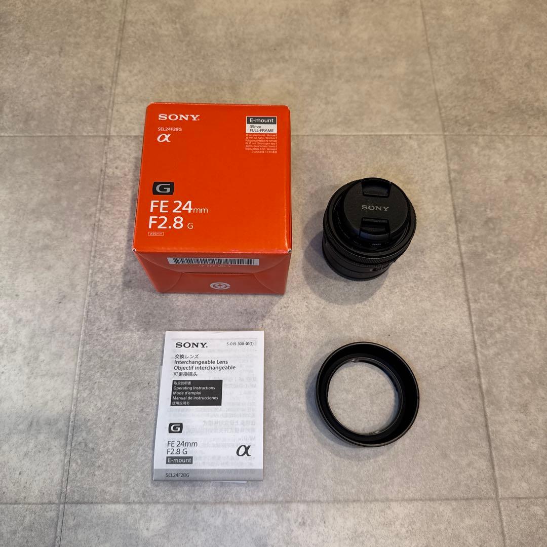 【美品】Sony FE 24mm F2.8G (SEL24F28G) セット付き
