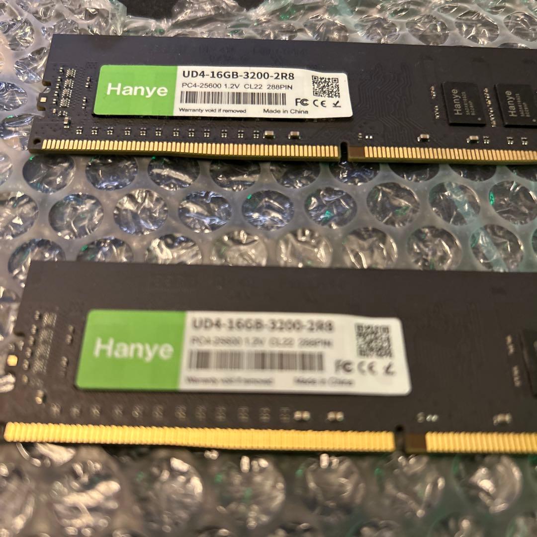 Hanye DDR4メモリ 16GB×2 32GB