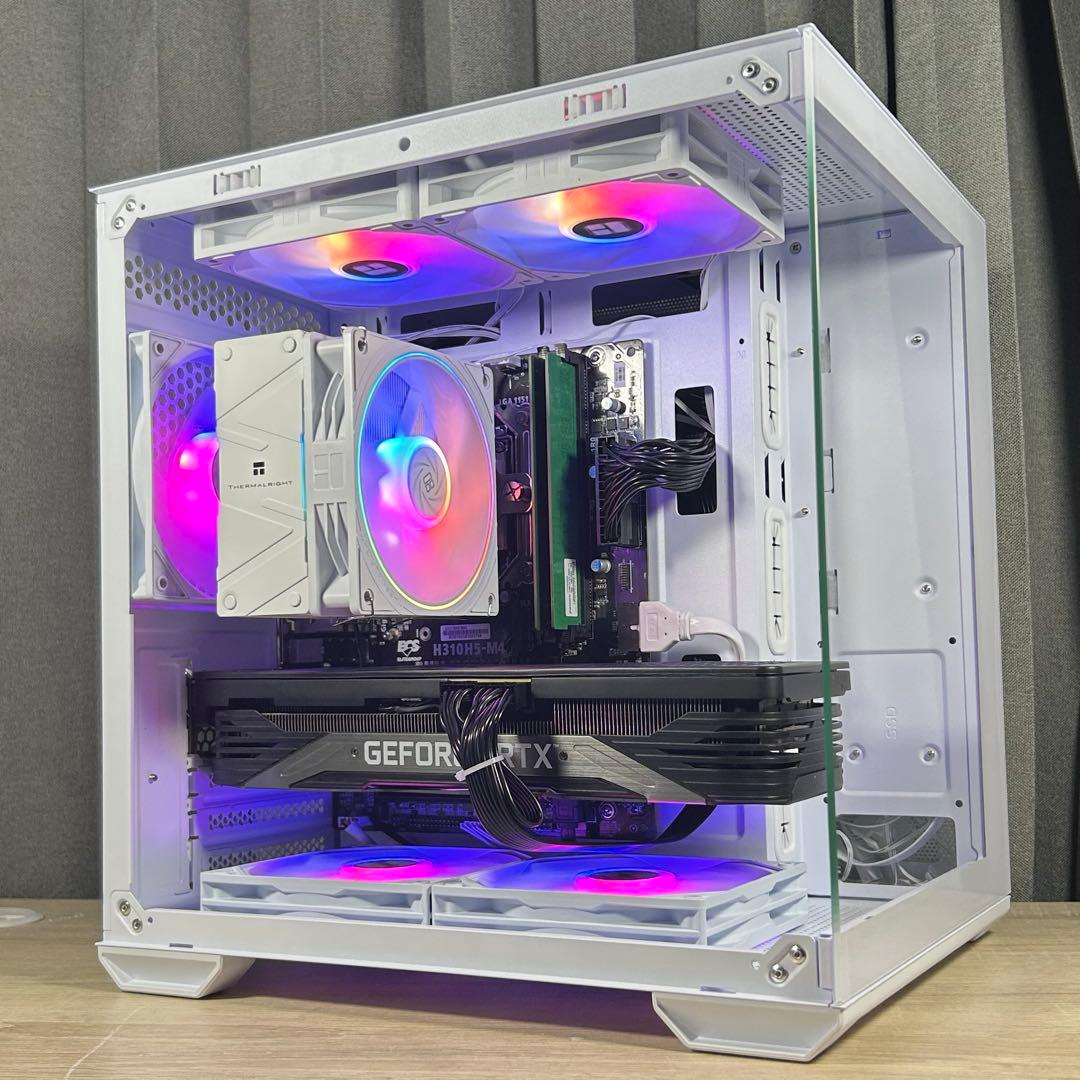【特価価格】高性能 白 ゲーミングPC RTX3070 Windows11