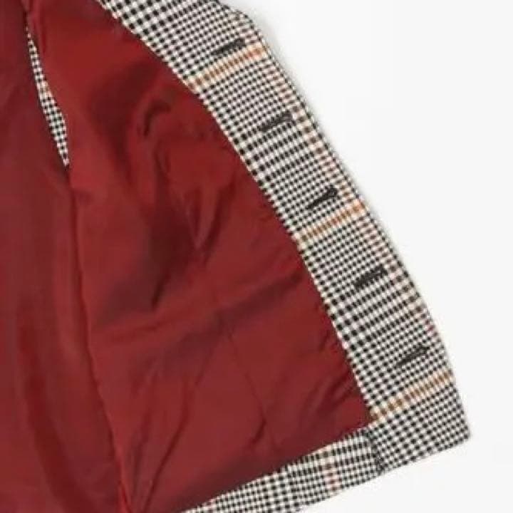 【新品:52800円】TOMORROWLANDコットンポリエステル チェックジレ