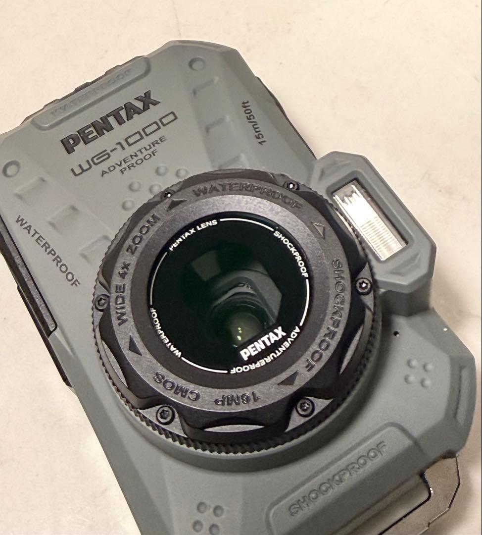 RICOH PENTAX WG-1000 防水 リコー オリーブ ペンタックス
