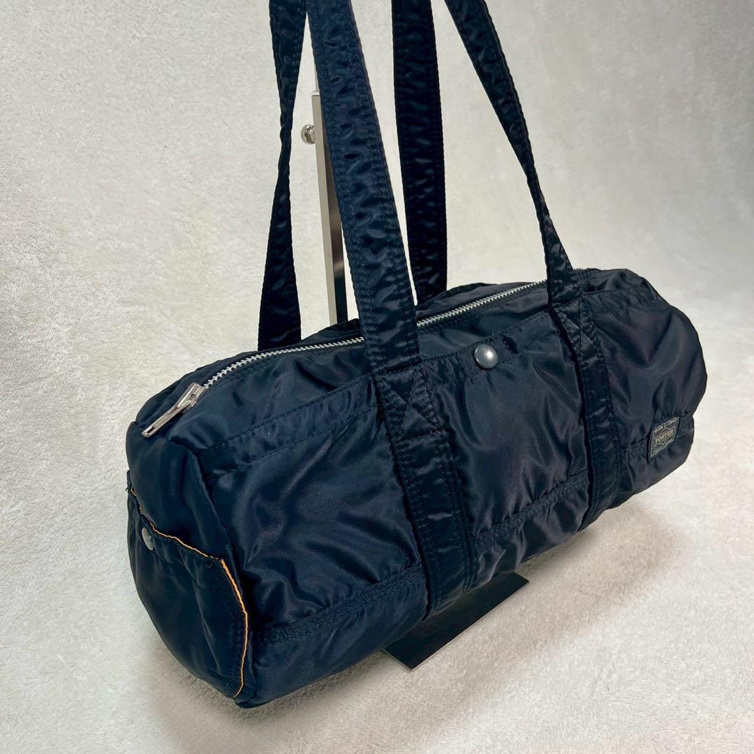 【極美品✨】ポーター ミニボストン タンカー ドラム型　肩掛け可　廃盤・希少品‼️