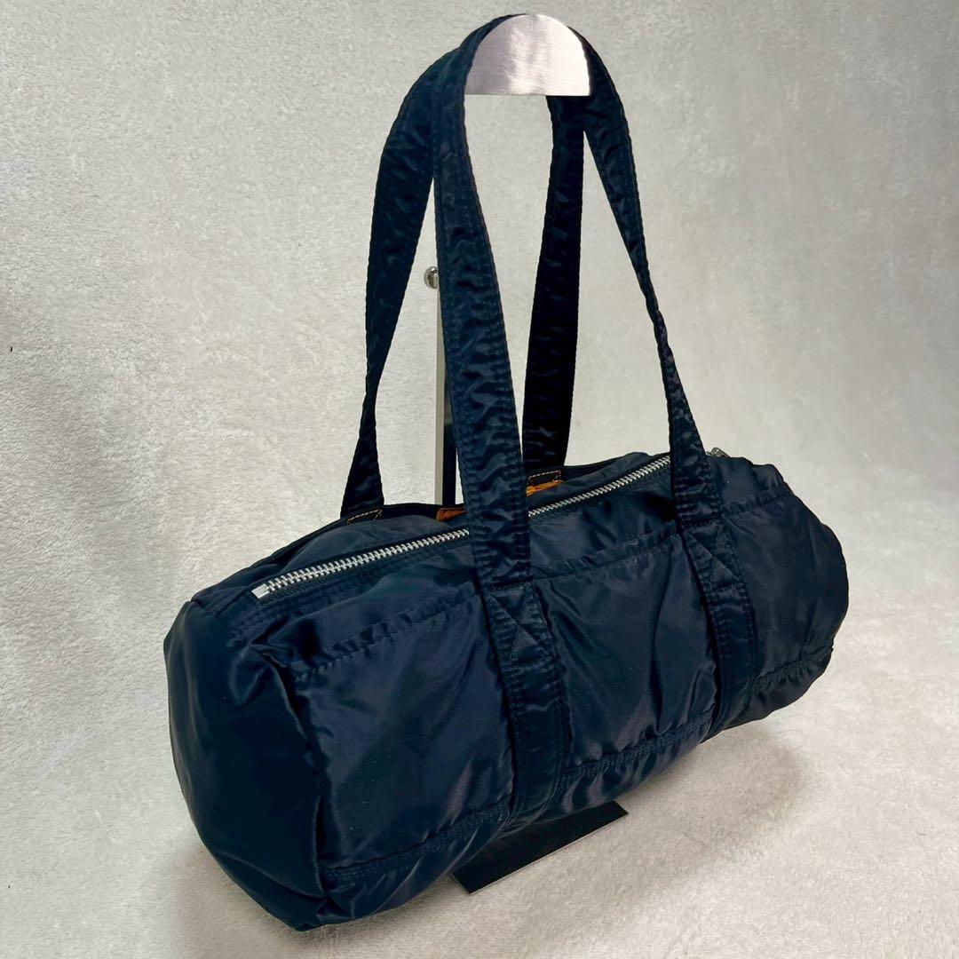 【極美品✨】ポーター ミニボストン タンカー ドラム型　肩掛け可　廃盤・希少品‼️