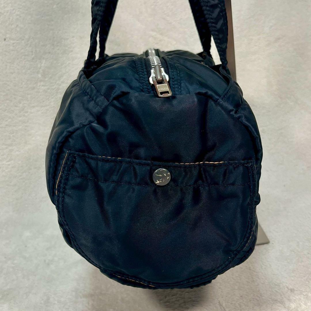 【極美品✨】ポーター ミニボストン タンカー ドラム型　肩掛け可　廃盤・希少品‼️