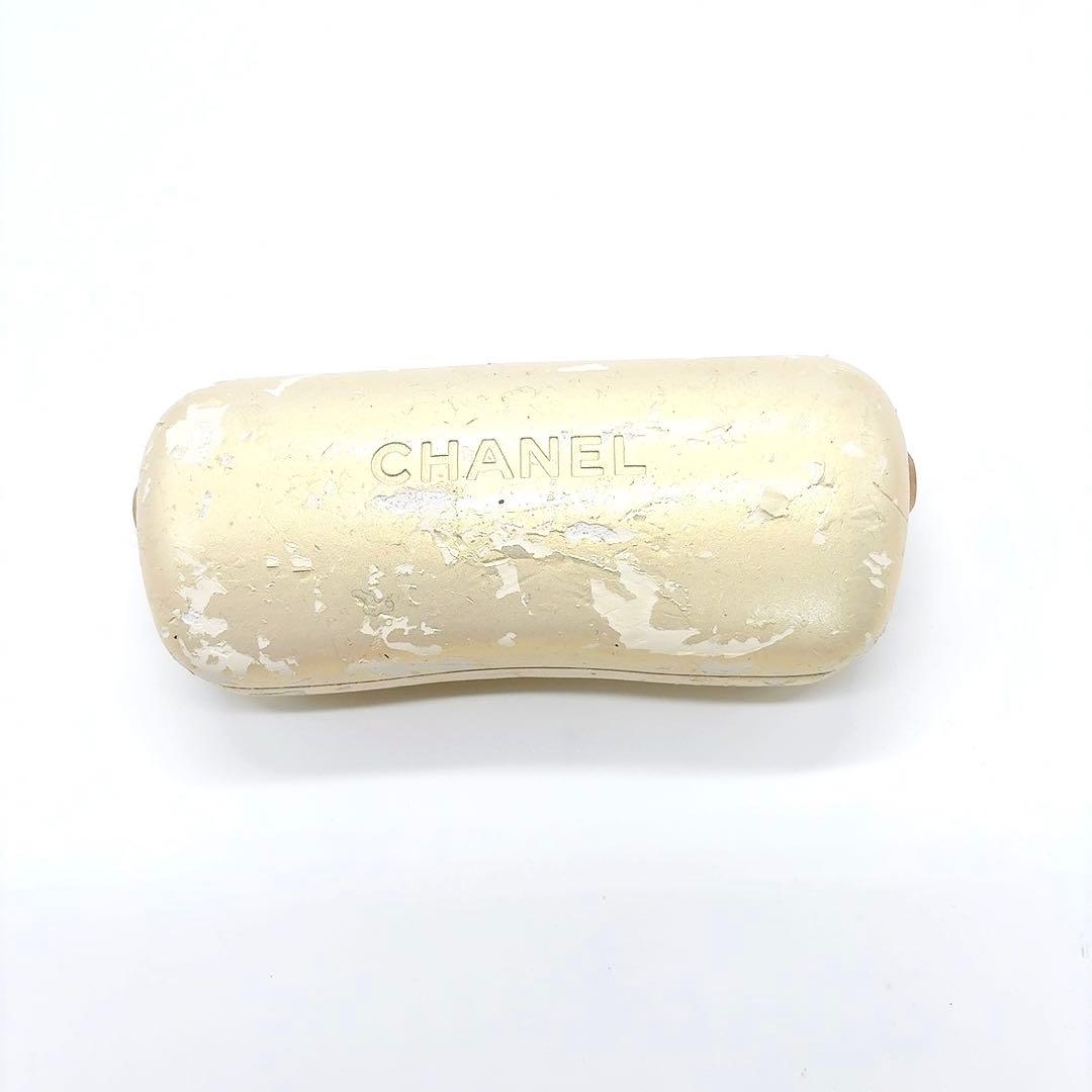 箱付き　シャネル　サングラス　ココマーク　リムレス　ラインストーン　ピンク