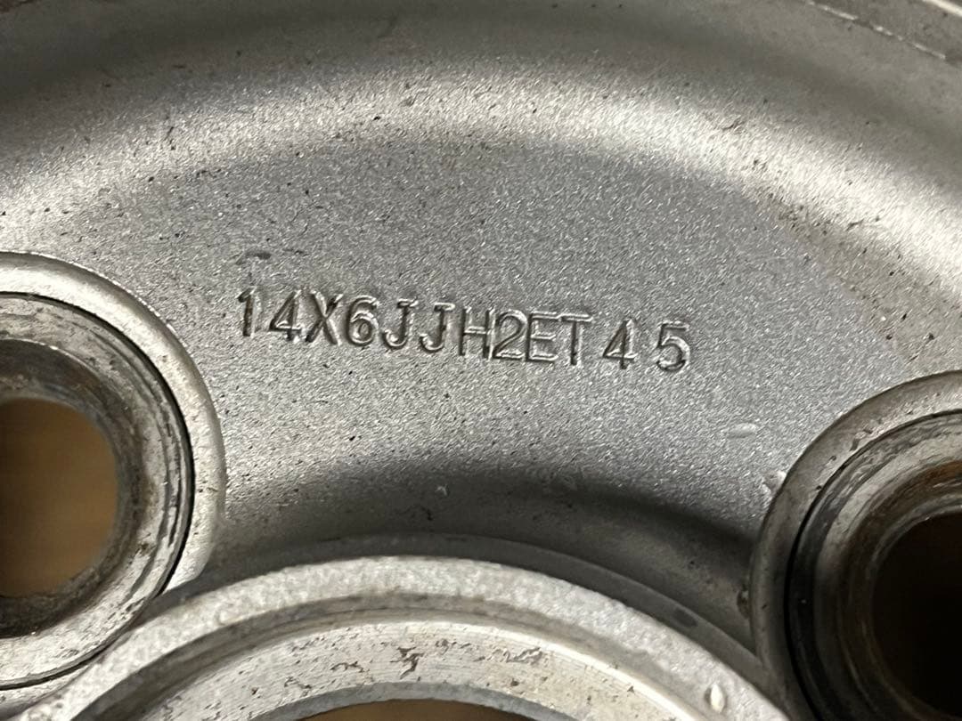 送料込み BBS 14インチ 6J +45 pcd100 4穴　3本