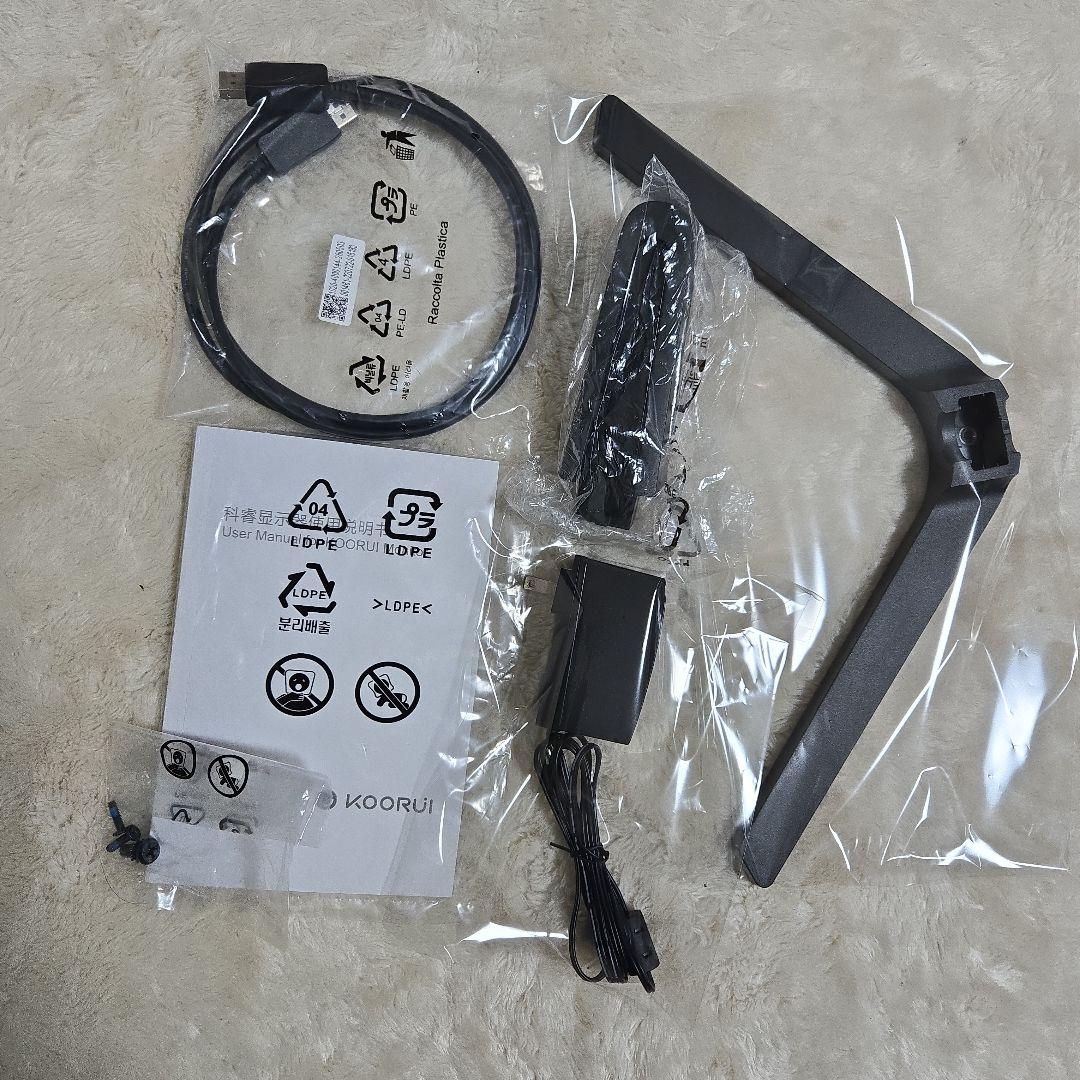 美品 完品 KOORUI 24E4 ゲーミングモニター 非光沢 165Hz