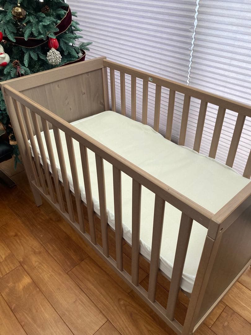 IKEA SUNDVIKベビーベッド PELLEPLUTT マットレス