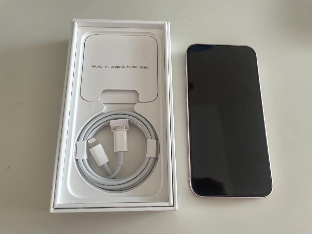 【純正バッテリー100％超美品】iPhone 13mini ピンク