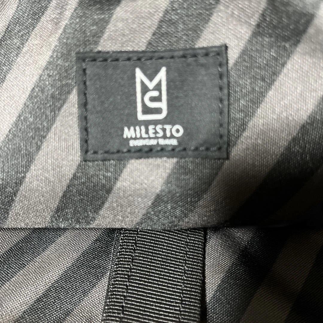 MILESTO ミレスト　2WAYバックパックリュックサック　ブラック