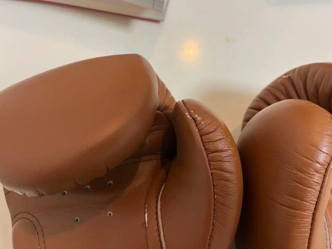 TWINS SPECIAL ボクシンググローブ 8oz ブラウン　2回使用品