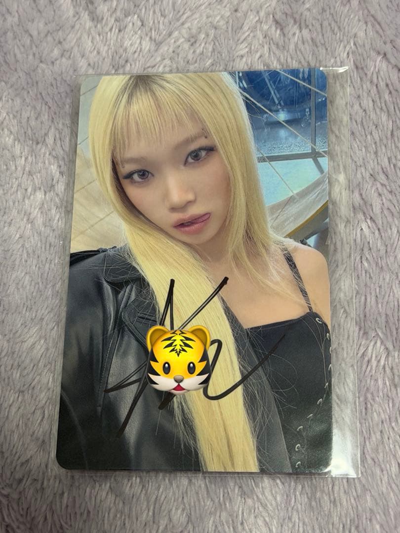 LE SSERAFIM ルセラフィム　チェウォン　直筆サイン　ファンレター