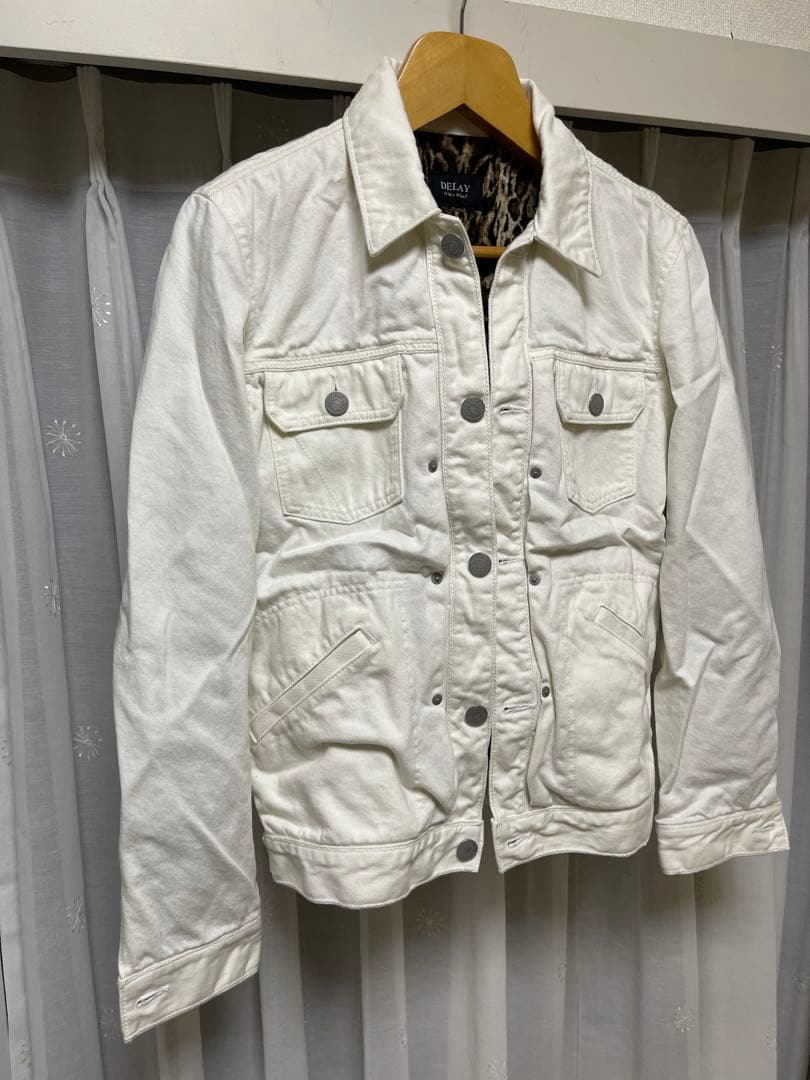 【新品未使用タグ付】Delay by Win&Sons 冬用デニムジャケット 白