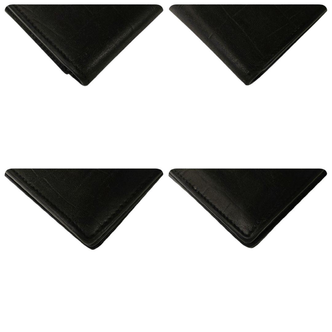 サンローラン　名刺入れ　ビジネスカードホルダー　クロコ型押しレザー　カサンドラ