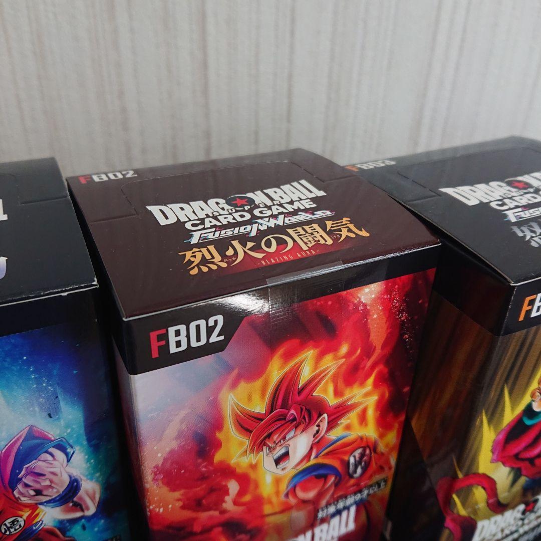 送料込み テープ付き 未開封 ドラゴンボールフュージョンワールド 4boxセット