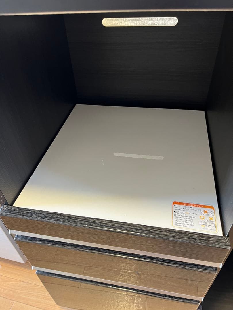 【ニトリ】食器棚　ハイタイプ 黒