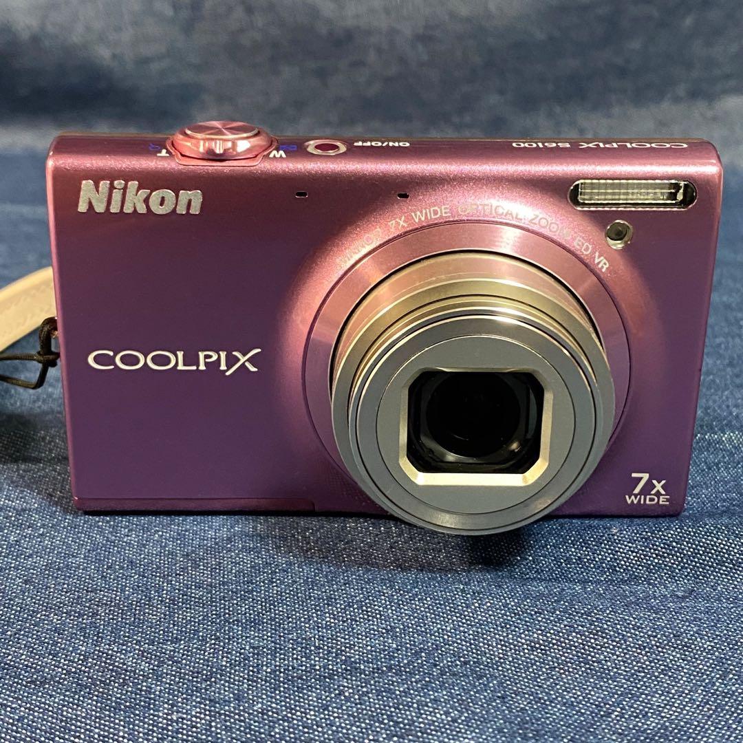 超美品★Nikon COOLPIX S6100ピンク1600万画素★専用ケース付