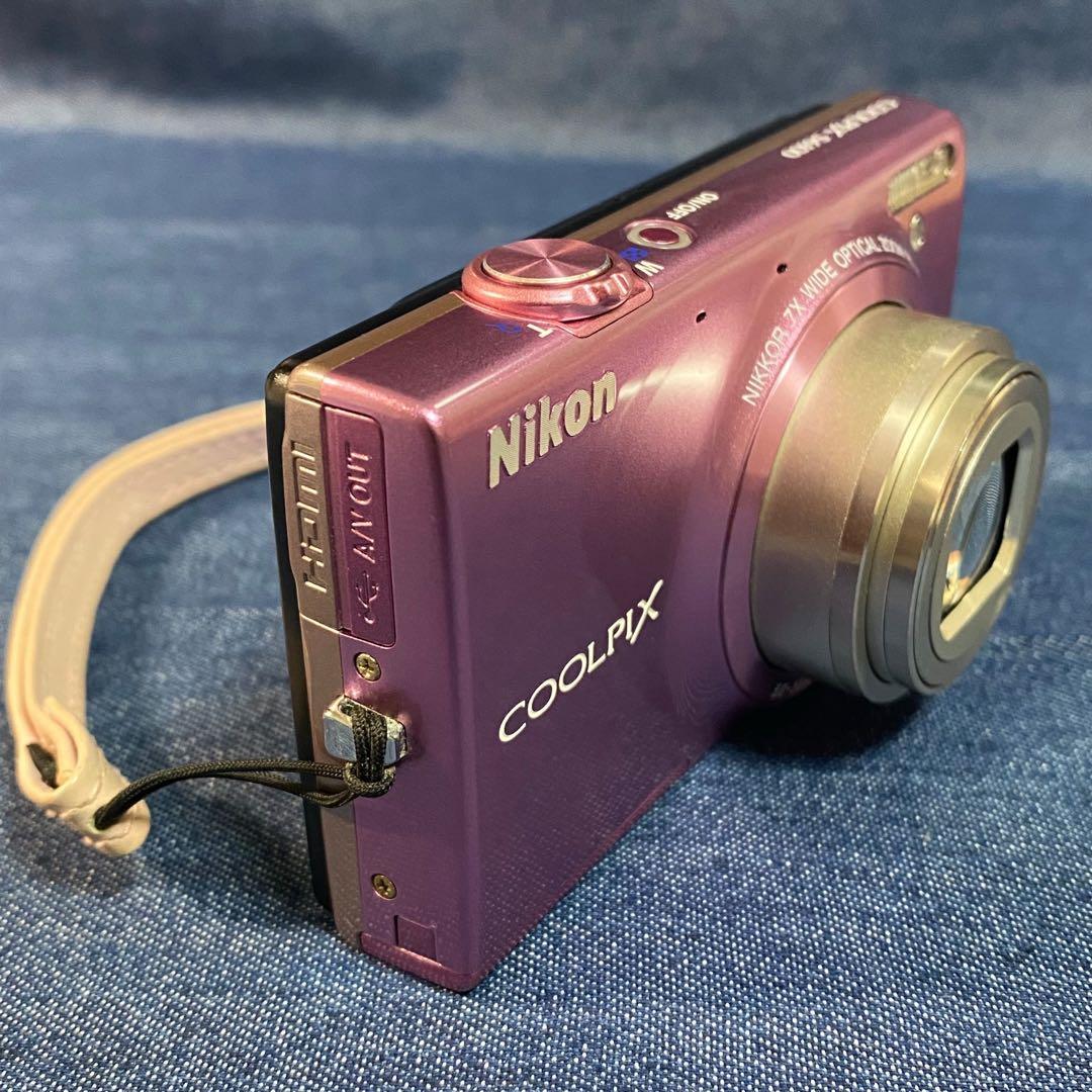 超美品★Nikon COOLPIX S6100ピンク1600万画素★専用ケース付
