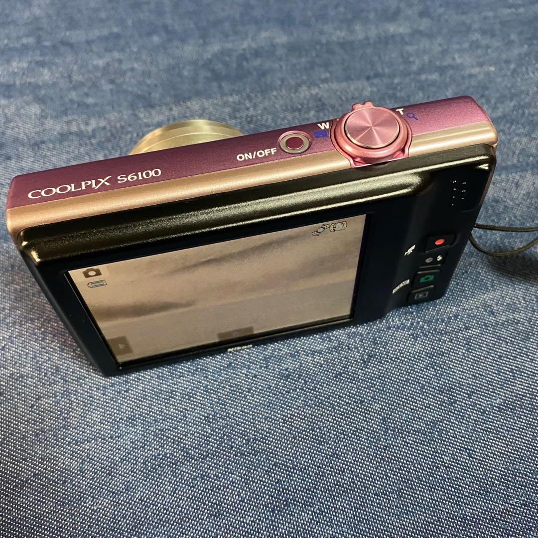 超美品★Nikon COOLPIX S6100ピンク1600万画素★専用ケース付