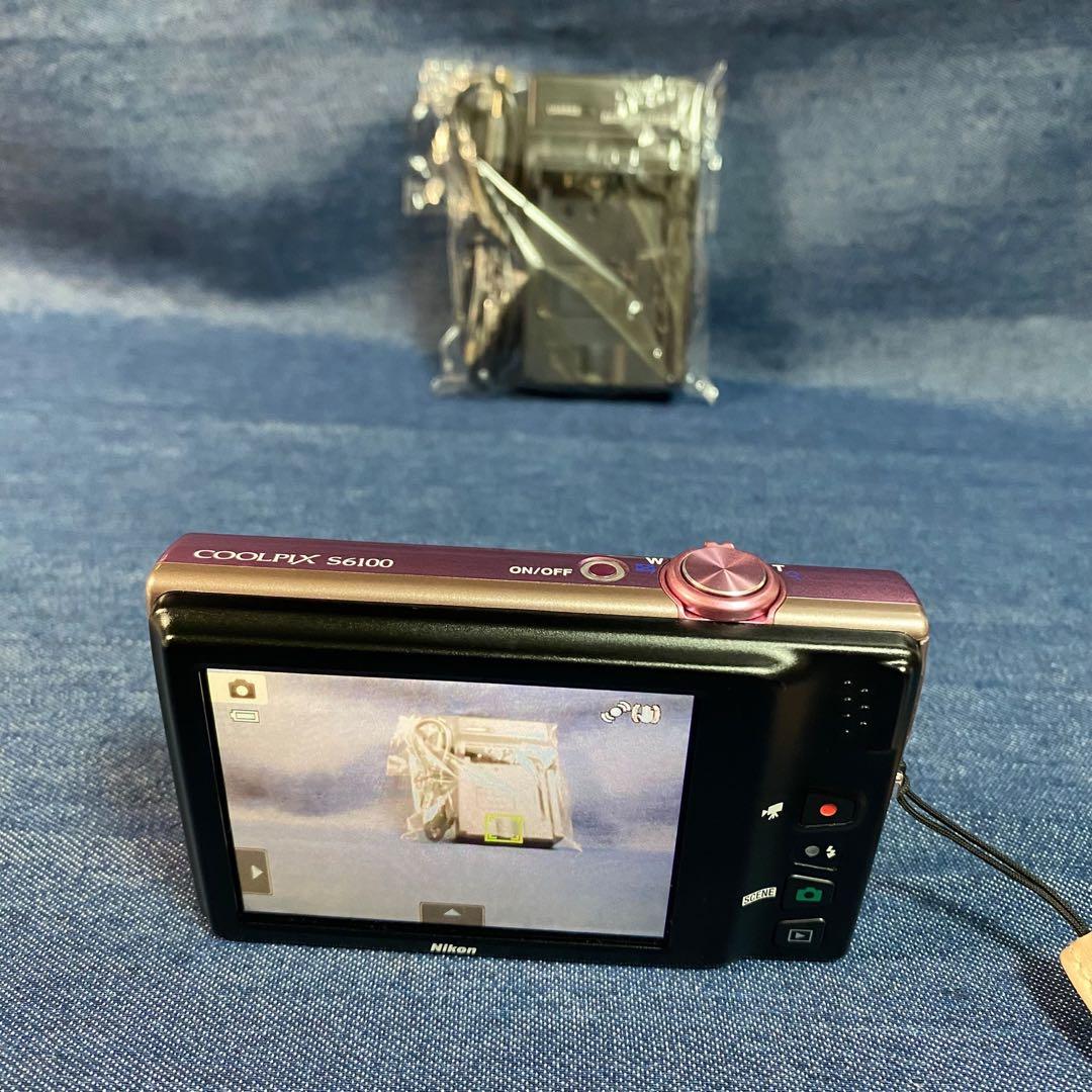 超美品★Nikon COOLPIX S6100ピンク1600万画素★専用ケース付