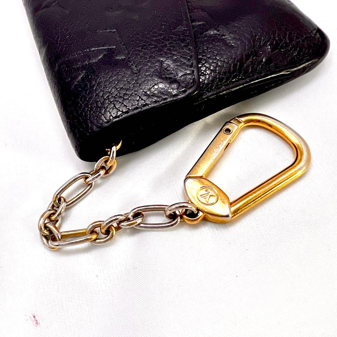 ルイヴィトン モノグラム アンプラント ポシェットクレ M60633 ノワール