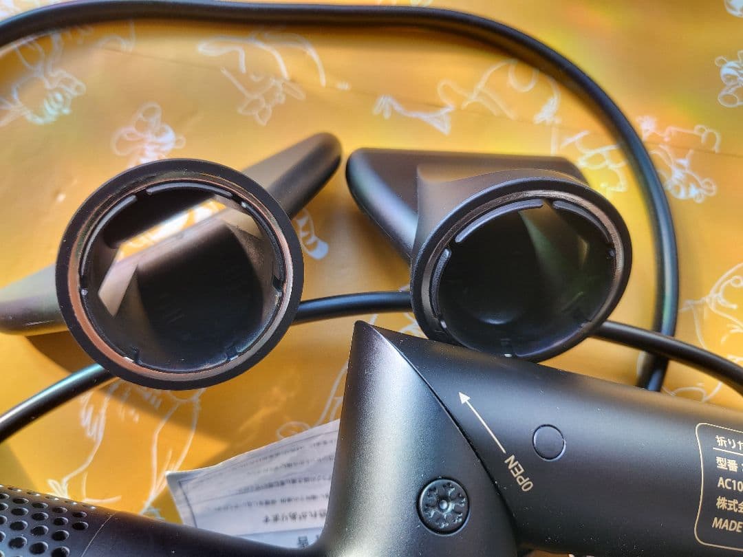 【美品】ルピリーナ 折りたたみ式マイナスイオンドライヤー 1200W