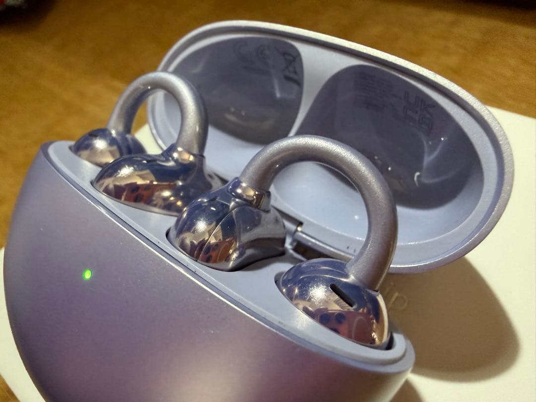 HUAWEI FreeClip ワイヤレスイヤホン パープル