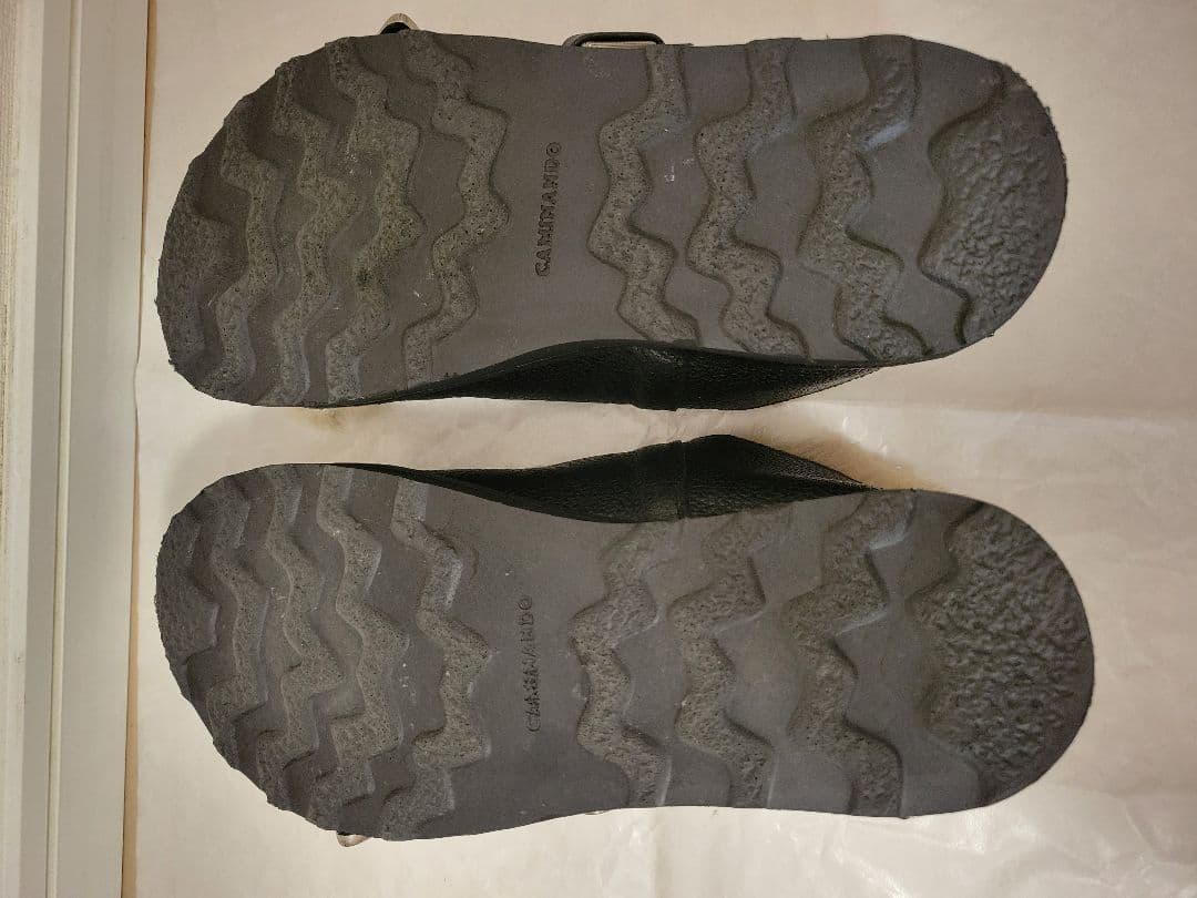 CAMINANDO　カミナンド　ダブルバックル　ファーサンダル