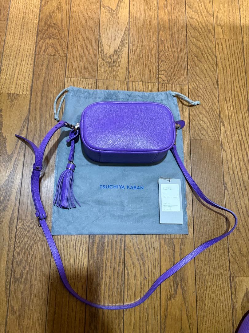最終お値下げ 土屋鞄　【超美品】現行品　クラルテ コンパクトショルダー パープル