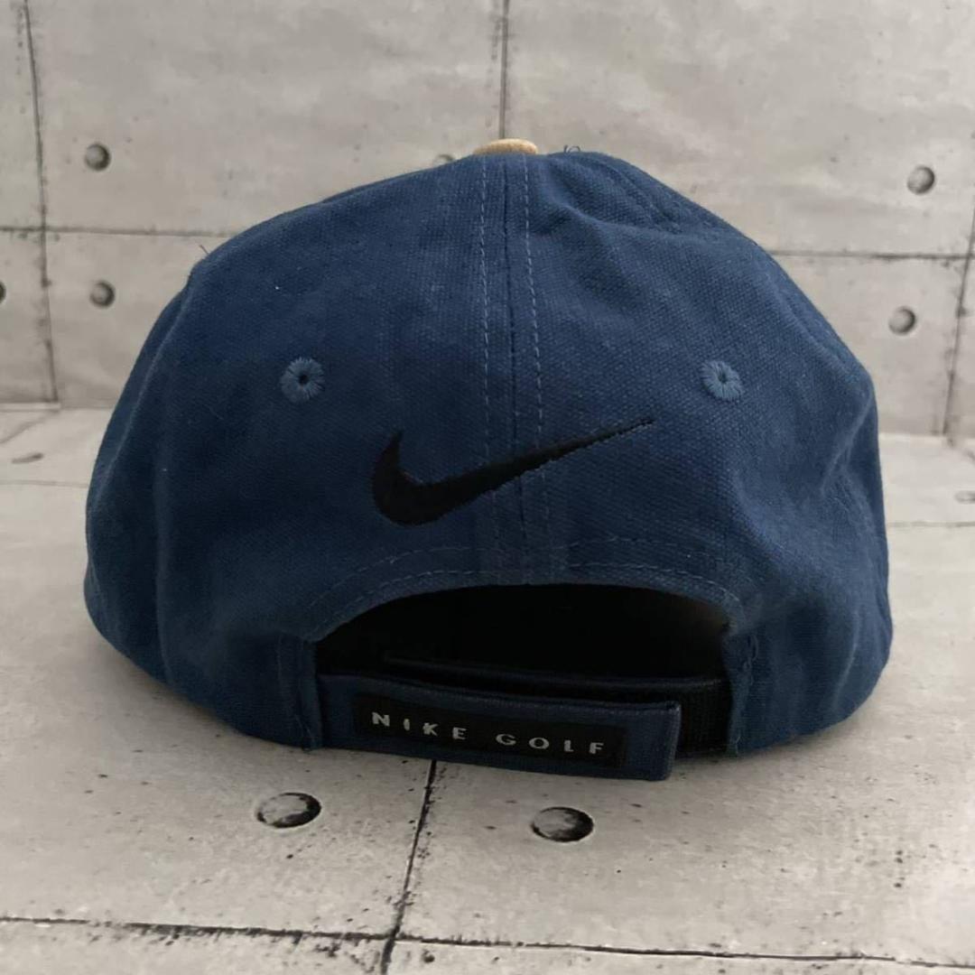 【レア】【90s】【極美品】NIKE GOLF ヴィンテージ レザー キャップ